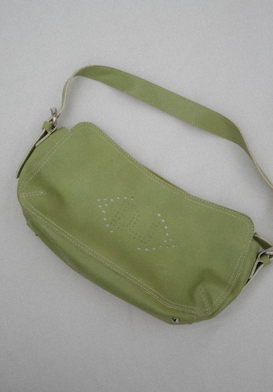 Sac baguette vert anis