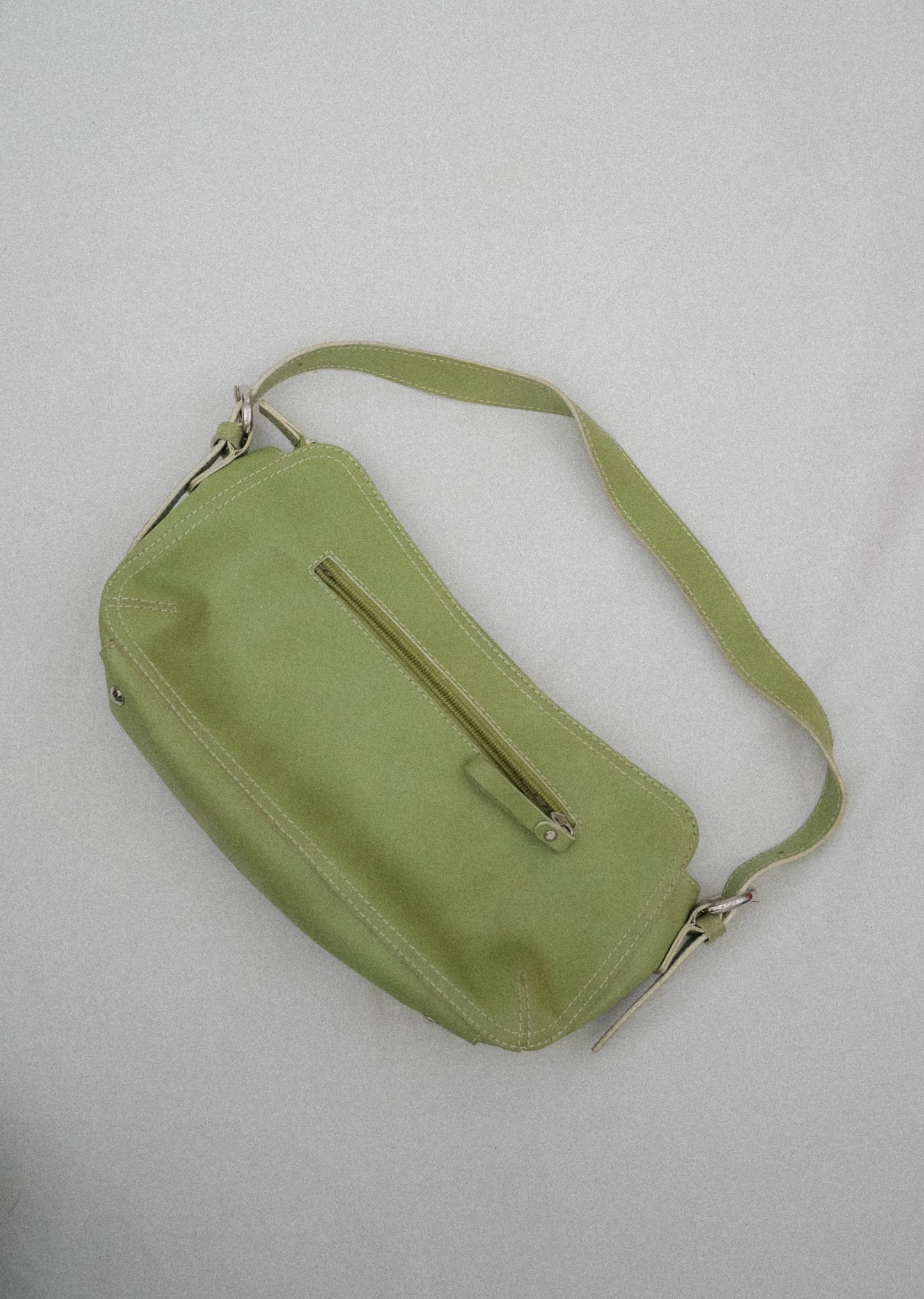 Sac baguette vert anis