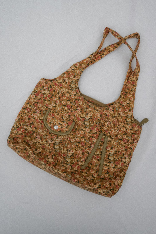 Sac Fleuri en velours